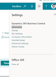 Dynamics 365 Partner Sandbox Business Central (NCE)